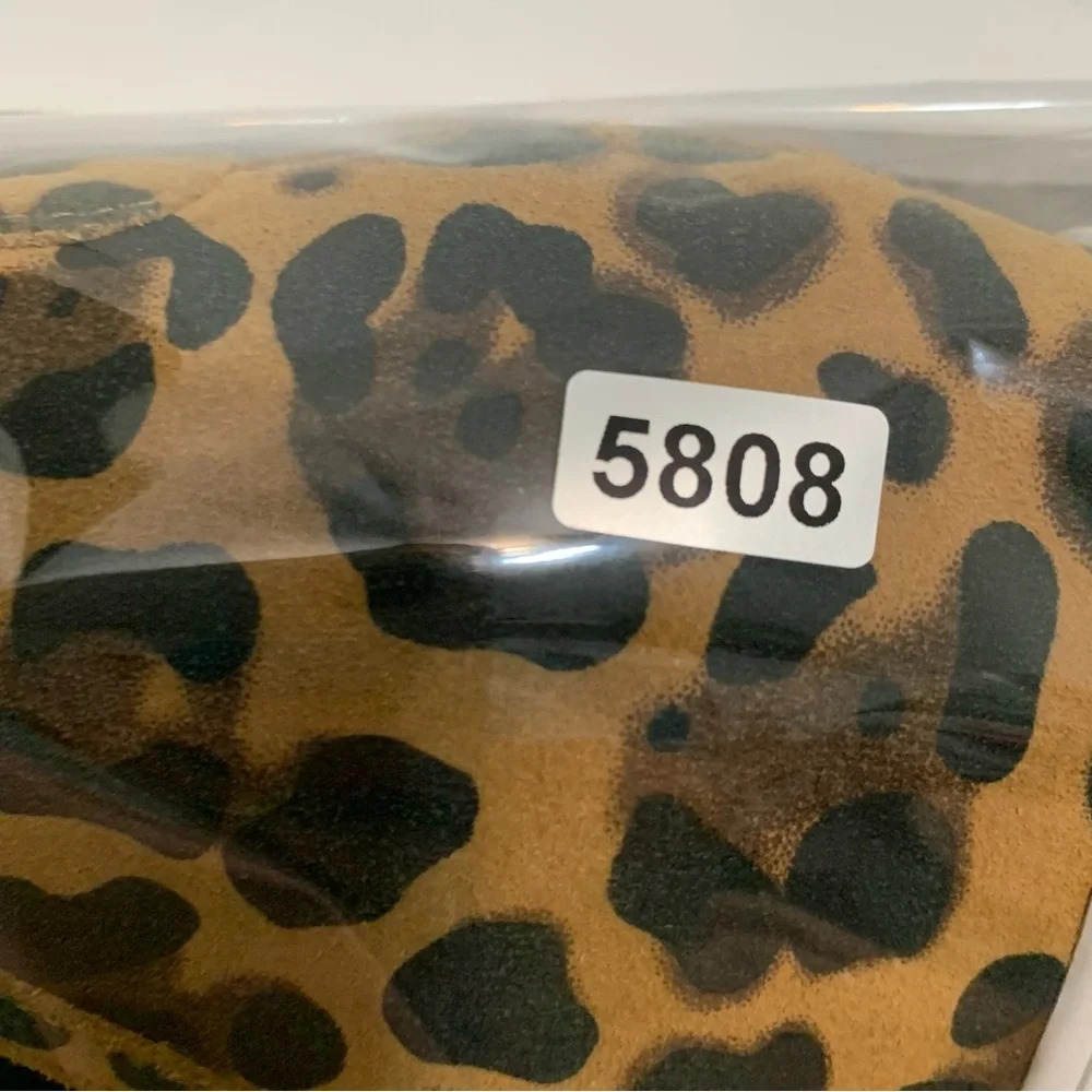 Blondo  On Trend Cheetah Print High-Top Sneakers Waterproof Size 9